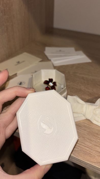 Swarovski cocktail ring flower Idillya