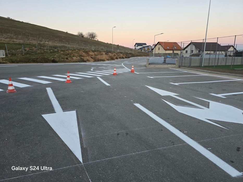 Marcaje rutiere monocomponente si bicomponente