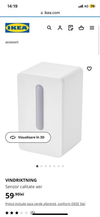 Senzor Calitate Aer Smart