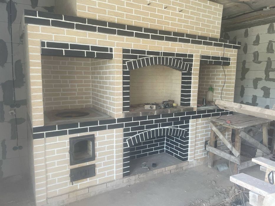 Строительство БАРБЕКЮ КАМИН