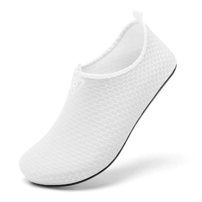 Pantofi de apă Racqua, unisex, albi, uscare rapidă
