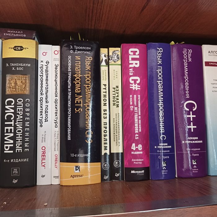 Книги по программированию.