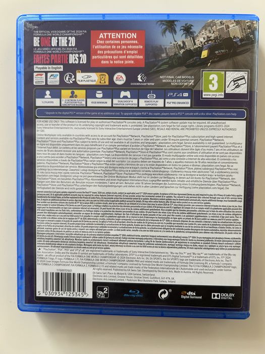 Formula 1 2024  за ps4