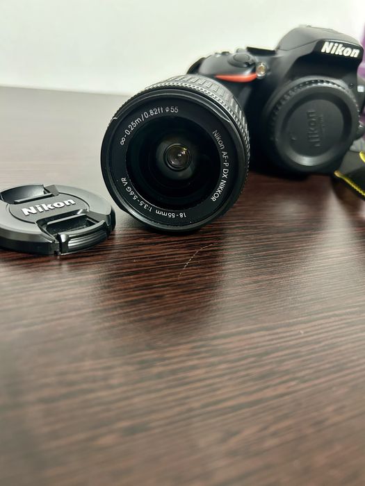 Aparat foto DSLR Nikon D3500, 24.2MP, Negru + Obiectiv AF-P 18-55mm VR