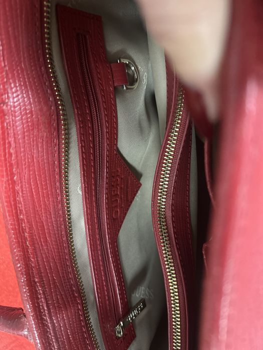 Guess geanta piele naturala