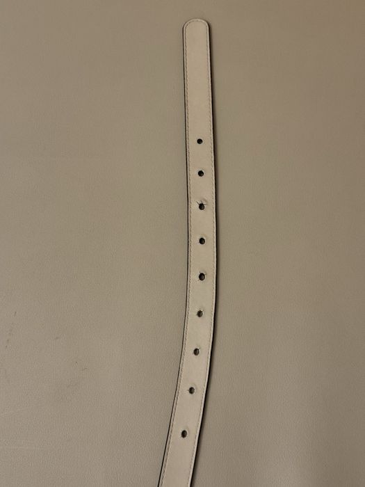 Gucci ремень молочного цвета