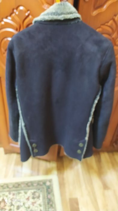 Продается Мужской Костюм Дубленка Черного Цвета Размер 48