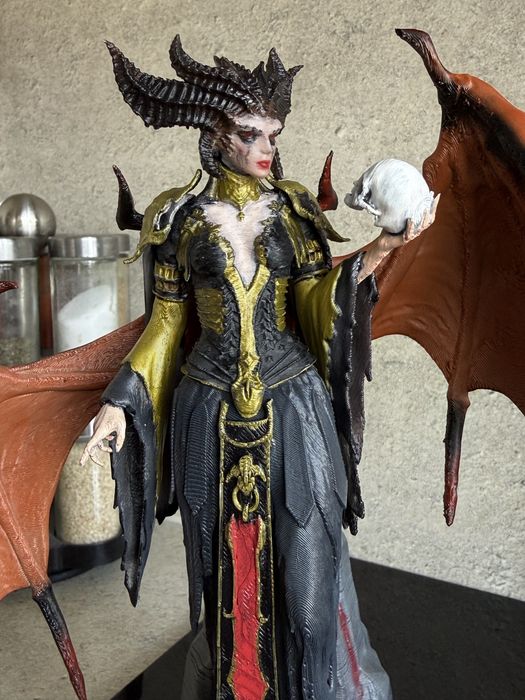 Lich king 3D print 27 см, LiLith 18, God of war 50 см