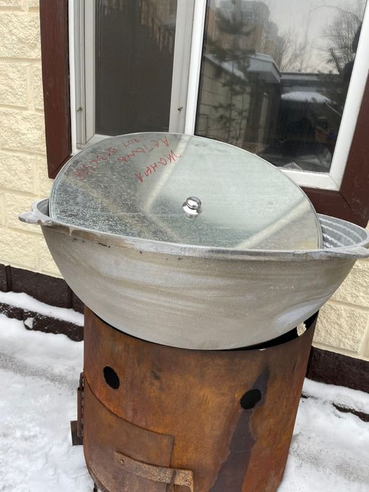 Казан 150 л с  70тыс крышкой , 80л 50 тыс с крышкой