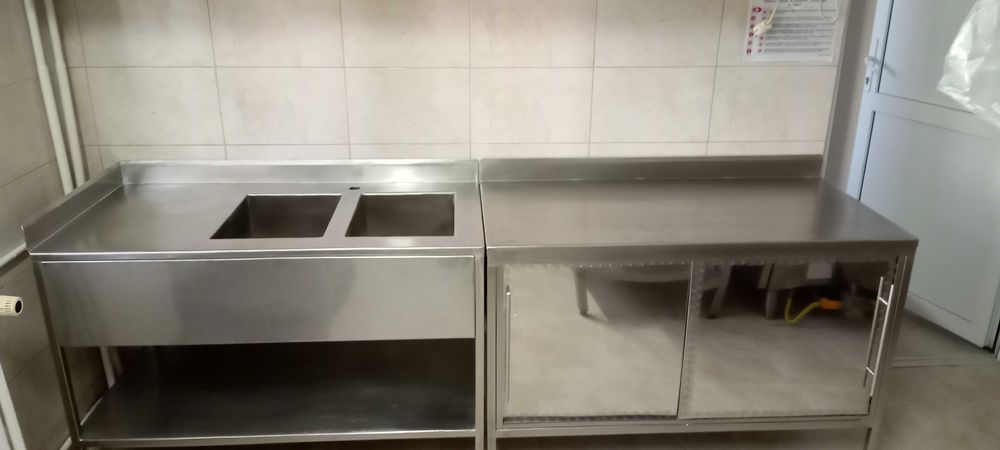 Mobilier inox, la comanda.