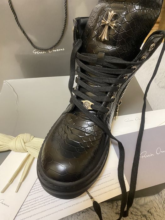 Rick Owens x Chrome Hearts Phyton Geobaskets