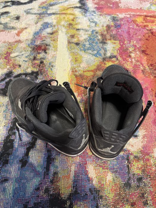 Jordan 4 Black Canvas