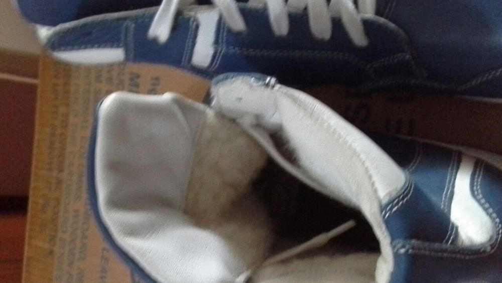 Ghete piele naturala  blanite model nike