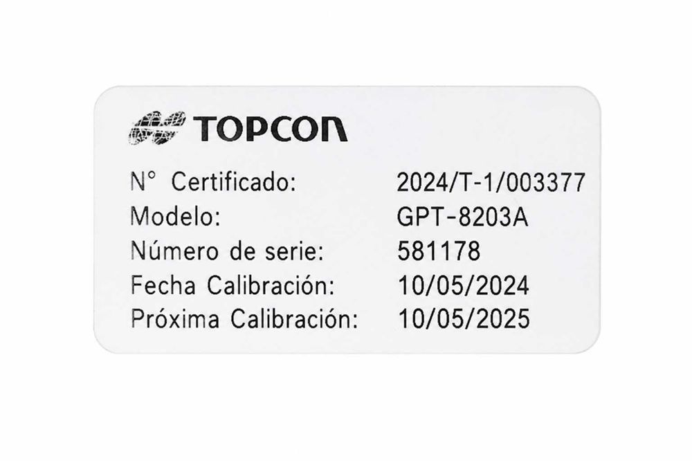 Stație totală Topcon GPT-8203A cu trepied profesional
