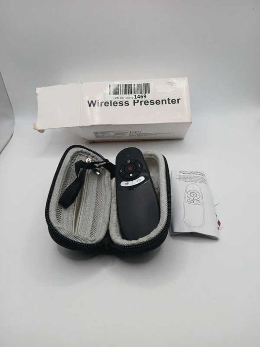 Telecomandă Prezentări Wireless Presenter cu Laser și Husă de Protecție