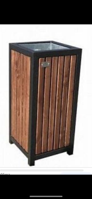 Скамейки, урны