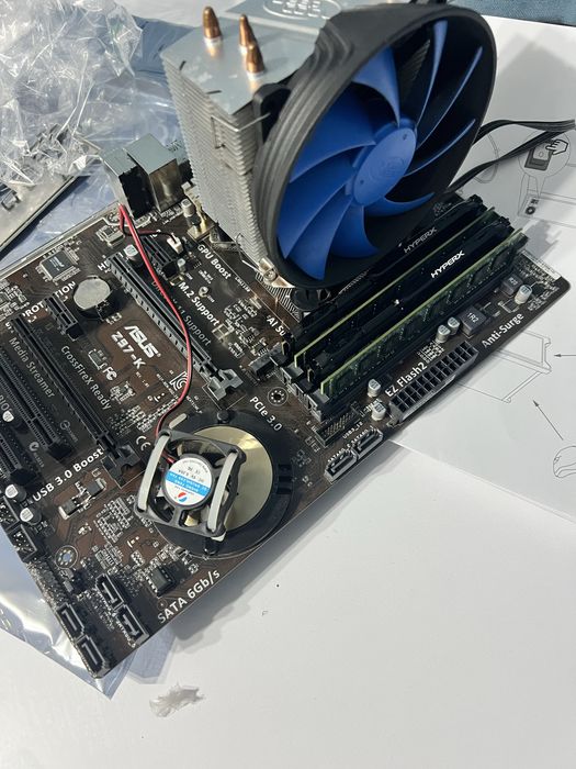 Продам комплект intel core i5 4460 asus z97k
