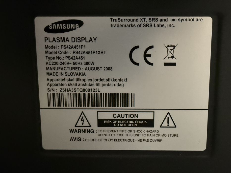 Телевизор samsung