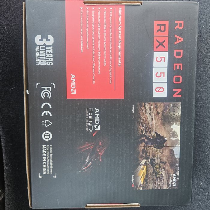 Placa video Maxsun Radeon RX550 sigilata