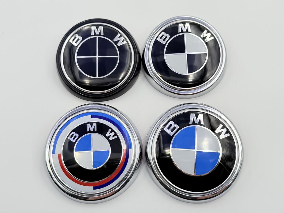 Emblema Compatibila BMW F15/F16 spate X5/X6 alb/negru