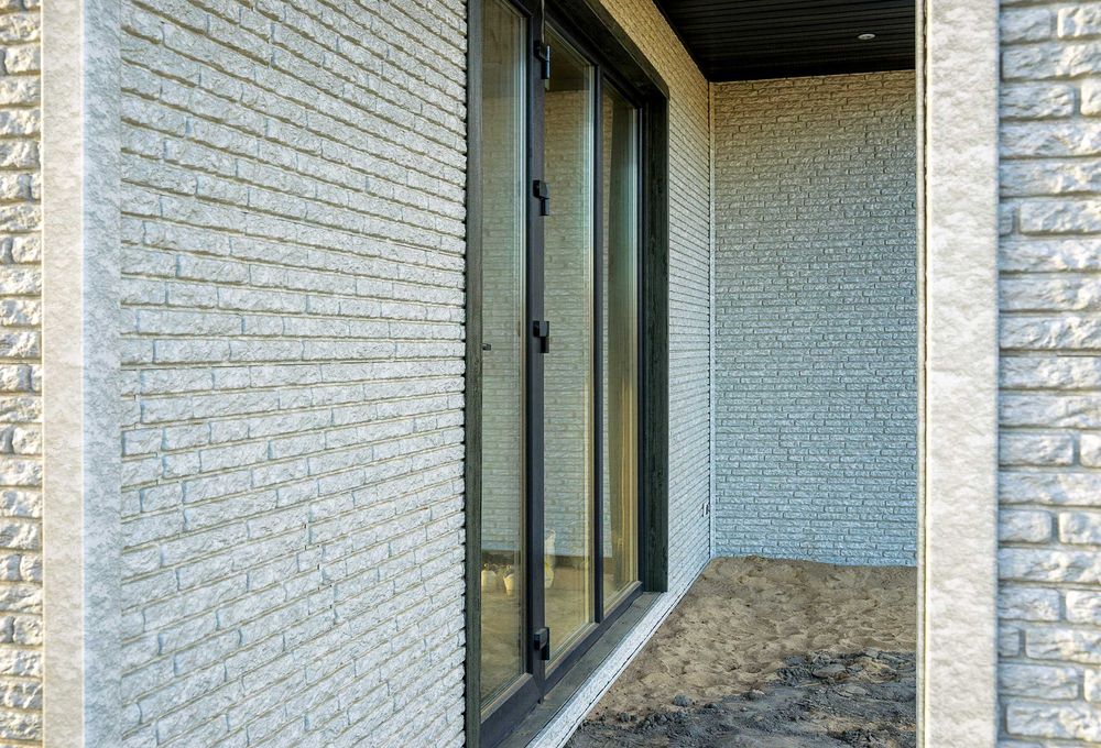 Сайдинг под камень, Кварцит, Сланец. Водосток, софиты, осб