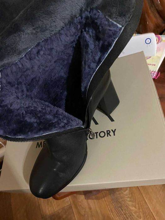 Зимние сапоги натурально кожаные