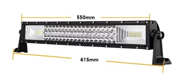 Лед Бар прав 55см. №3772 Мощен OFF ROAD LED BAR в 3 реда 108D-324W Led