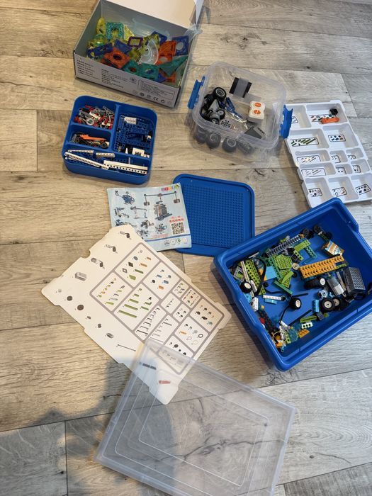 Робототехника конструктор 3 вида магнитный