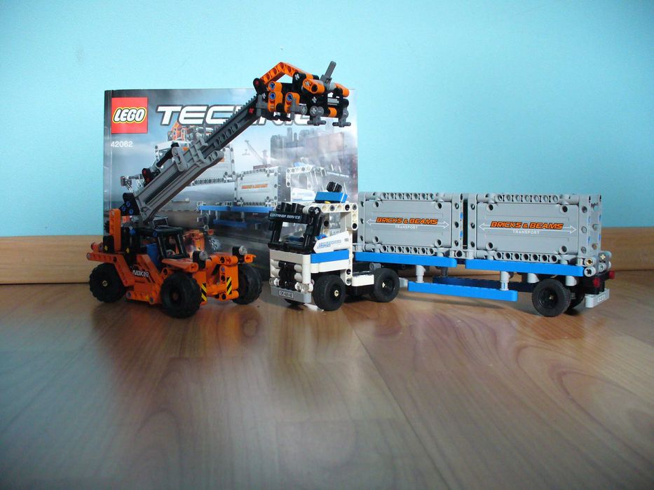 LEGO Technic 42064 Ocean Explorer и 42062 Контейнерен терминал модели 2 в 1