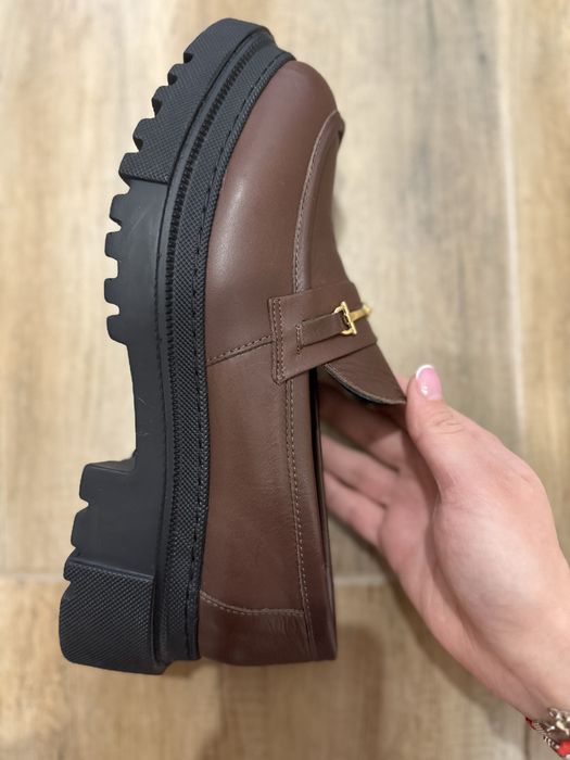 Мокасини/Лоуфъри естествена кожа LBD