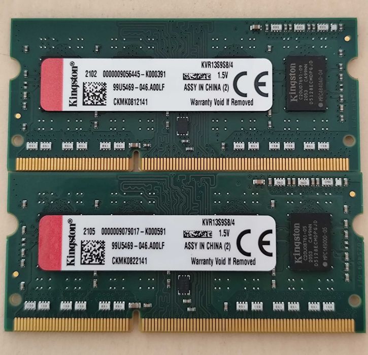 Memorie RAM Laptop 8GB (2x4GB) DDR3 1333MHz - Kingston SODIMM