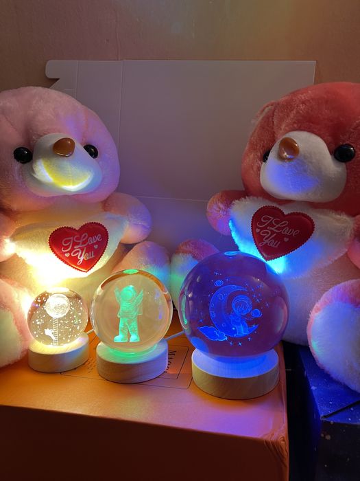 мягкие игрушки 3D хрустальные шар