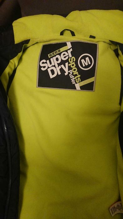 Vesta puf Superdry, gluga, polar, marimea M