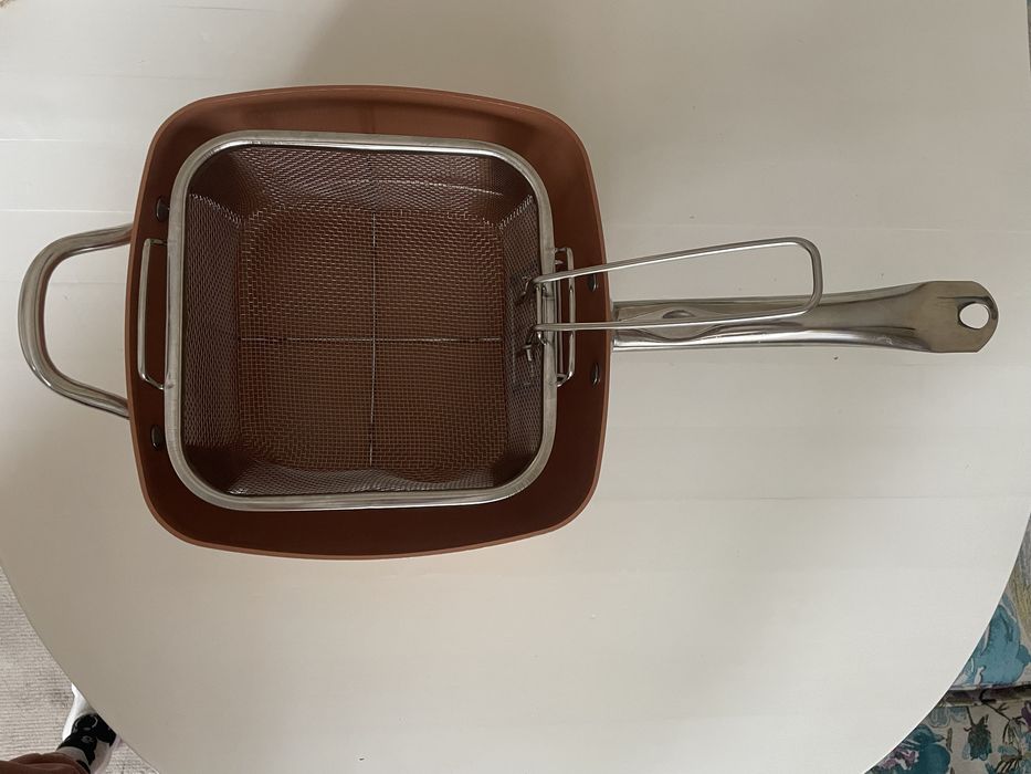 Copper Chef Pan - дълбок тиган с незалепващо покритие