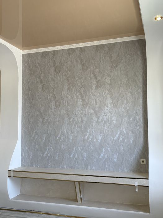 Ремнот квартир обой мокри шелк леанардо өте тиімді бағада