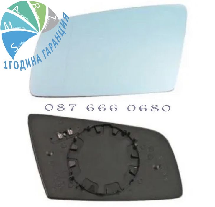 Стъкло за огледало Bmw e60 бмв сериа 5 тонирано асферично ляво/дясно