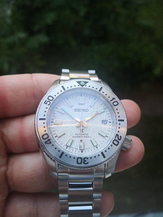 Ceas automatic Seiko Mod MarineMaster MM200 Glacier Prospex bratara metalica