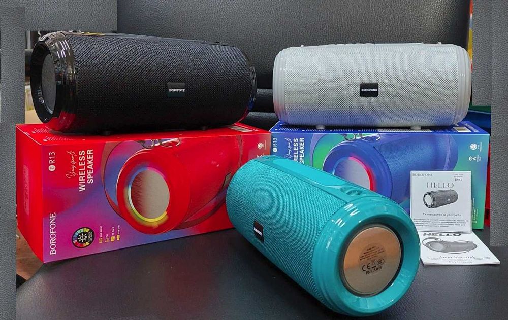 Нова Преносима Водоустойчива Блутут Тонколони с Радио / USB / AUX JBL