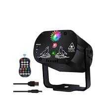 Proiector de lumini disco,RGB, 8W, LASER+LED,cu telecomanda,nou