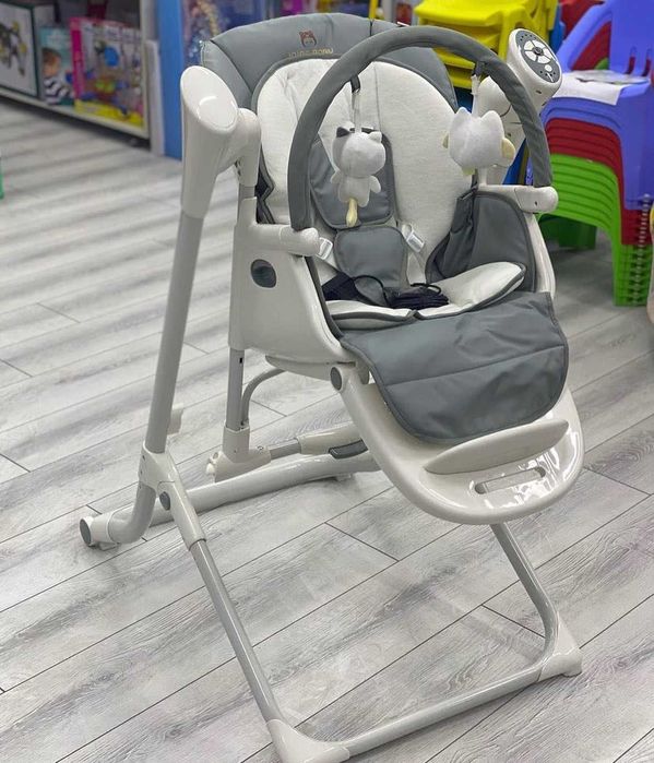 Стульчик для кормления Iningbaby 3в1 электрокачели трансформер