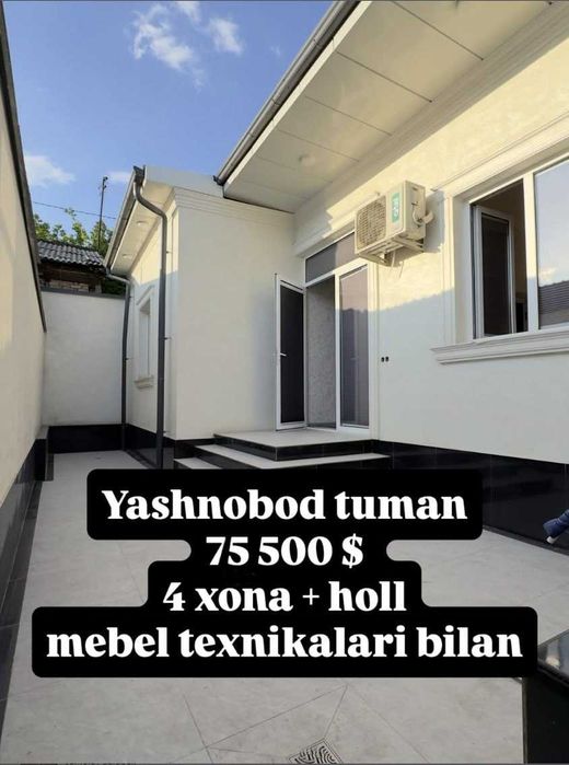 СРОЧНО !! Продается котедж в Яшнабаде 1.7 соток 5 комнат Фаргона йули