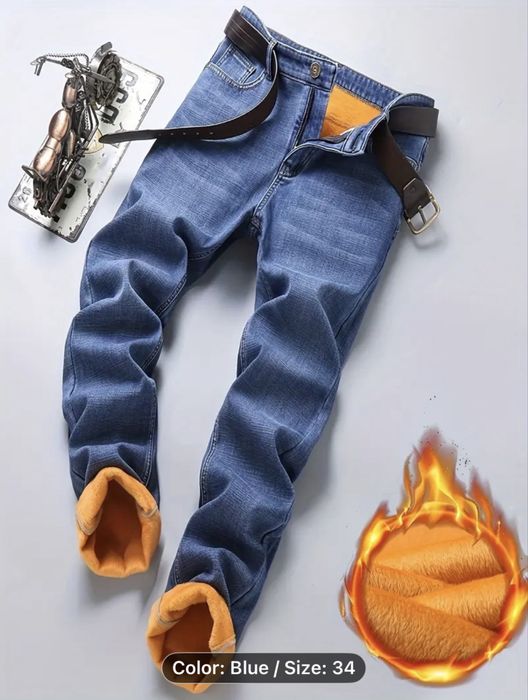 Blugi noi cu captuseala de iarna