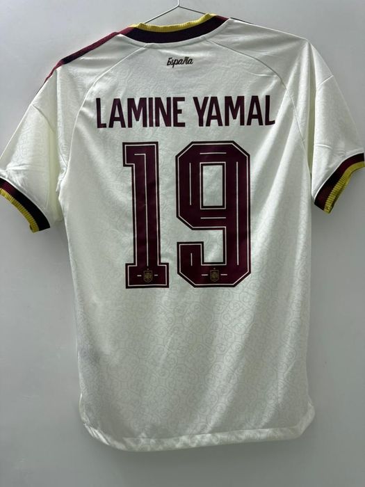 Tricou Fotbal Spania Varianta Away Lamine Yamal - Player Version Mondial 2026