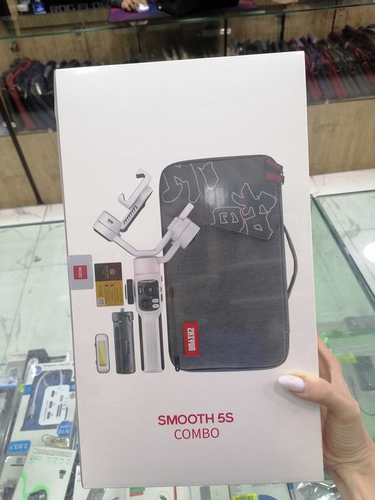 Стабилизатор Zhiyun Smooth 5s combo, мобилография стабилизатор, видео