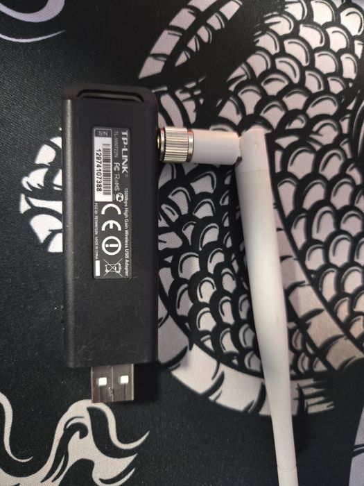 Adaptor WiFi USB TP-Link TL-WN722N 150Mbps cu antenă High-Gain – semna