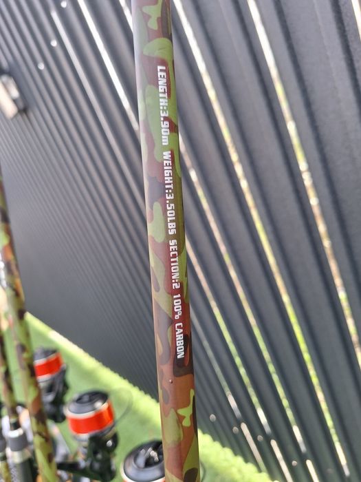 Set complet pescuit la crap Camo 3.9m