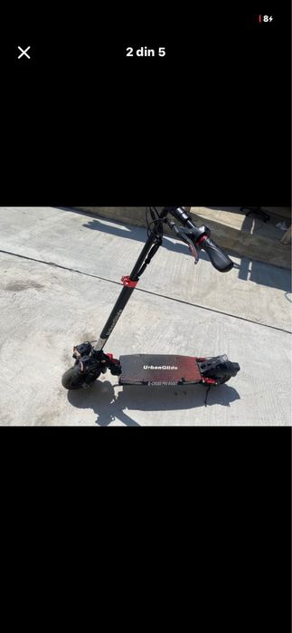 Vand trotineta electrica urban glide e cross pro bosst cu 2 motoare