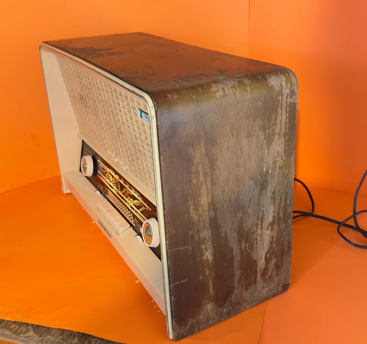 Ретро Лампово Радио Philips Работещо Перфектно