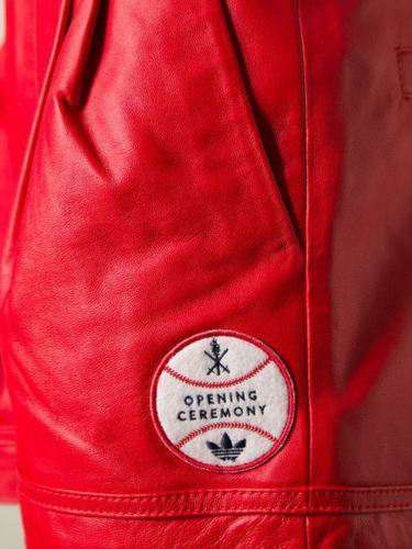 Pantaloni Scurti Adidas X Opening Ceremony Baseball Leather, Originali