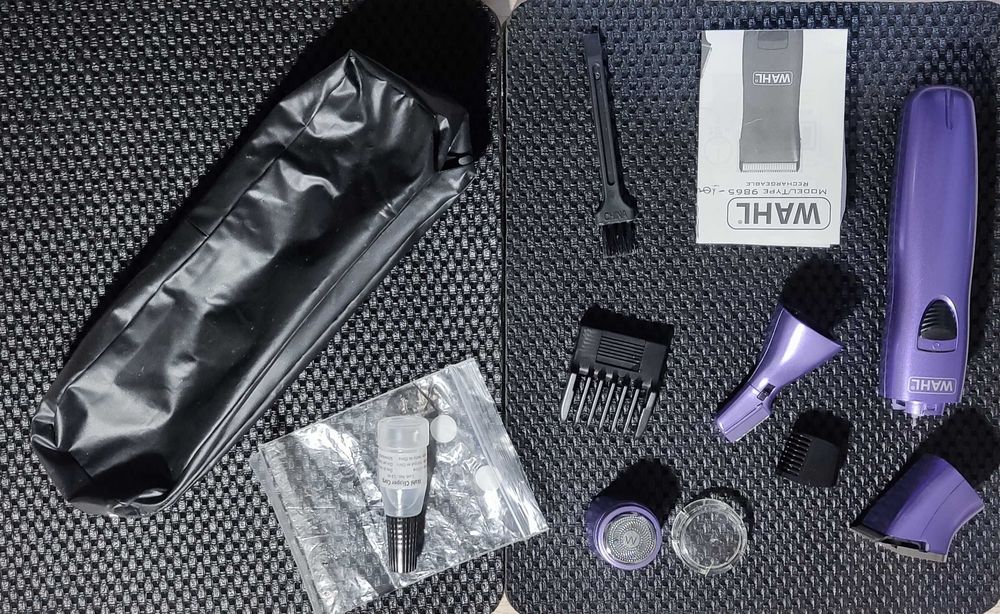 Безжичен тример "Wahl" 9865 + несесер и аксесоари - Без зарядно е